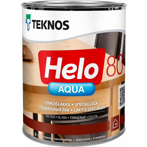 TEKNOS HELO AQUA 80 Glossy 0,45 л.
