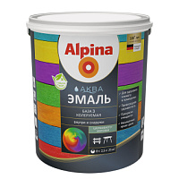 Alpina Аква эмаль База 3 шелковисто-матовая 2,35л/2,51кг