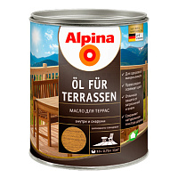ALPINA  Масло для террас цветное алкидное 0,75л РБ