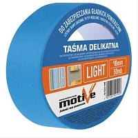 Лента малярная бирюзовая, ПРОФ деликатная  48мм*50м, MOTIVE