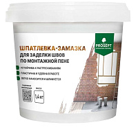 PROSEPT шпатлевка-замазка для заделки швов по монтажной пене, 1,4кг