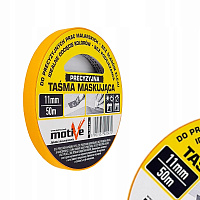 Лента малярная рисовая,  11мм*50м, MOTIVE