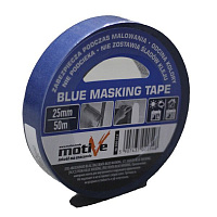 Лента малярная голубая, ПРОФ  25мм*50м, MOTIVE