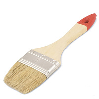 CE Кисть-Д флейц. 75мм, толщ.11, светл.щетина, дерев.ручка