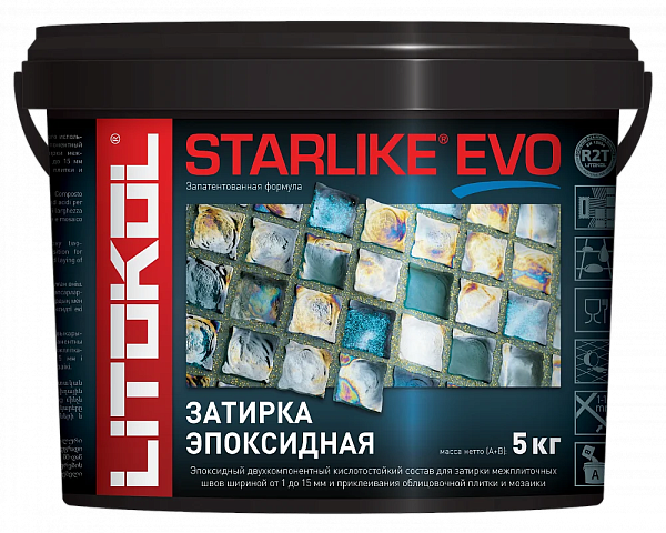 LITOKOL LITOCHROM STARLIKE Эпоксидная фуга 5кг ГР.1