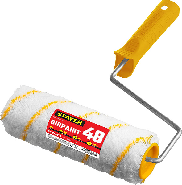 Валик ORANGE/GIRPAINT/MULTIKOLOR с ручкой 18 см O48мм