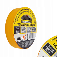 Лента малярная рисовая,  15мм*50м, MOTIVE