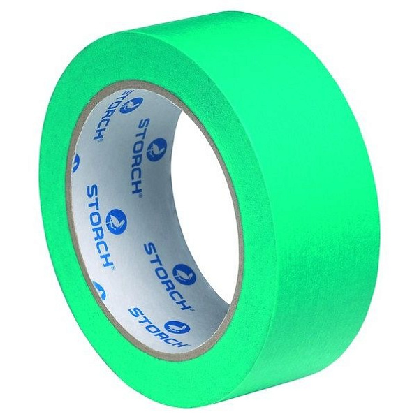 Шторх  Лента малярная зеленая STORCH Das Dunkelgrune 38мм*50м