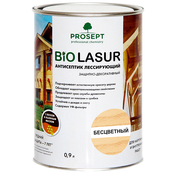PROSEPT BIO LASUR лессирующий состав, 0,9л