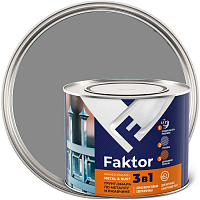 Faktor грунт-эмаль по ржавчине 3 в1все цвета 1,9 кг