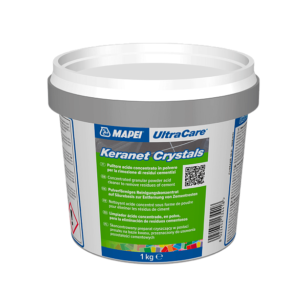 MAPEI UltraCare Keranet Crystals 1кг порошок для очистки от цемента, извисти