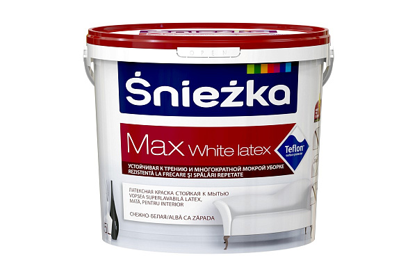 SNIEZKA MAX White Latex 5 л.
