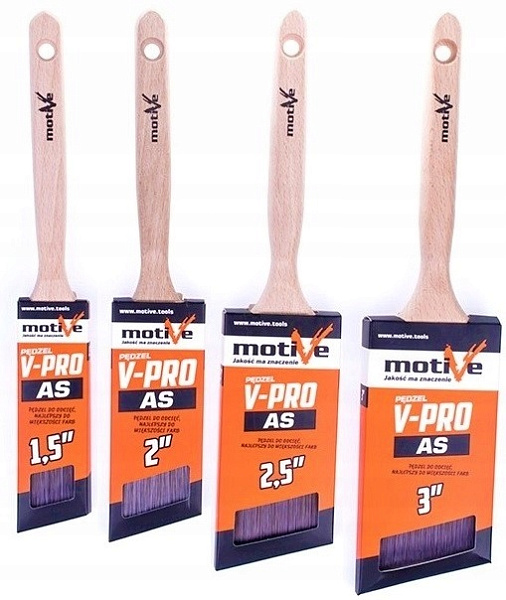 Motive Кисть наклонная V-PRO AS 2" для всех видов красок и лаков