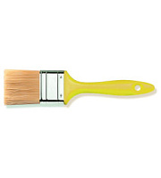 CE Кисть-Ж флейц. 30мм, толщ.12, желтая пласт.ручка