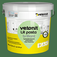 Vetonit LR Pasta Brilliant шпаклевка полимерная суперфинишная, 18кг