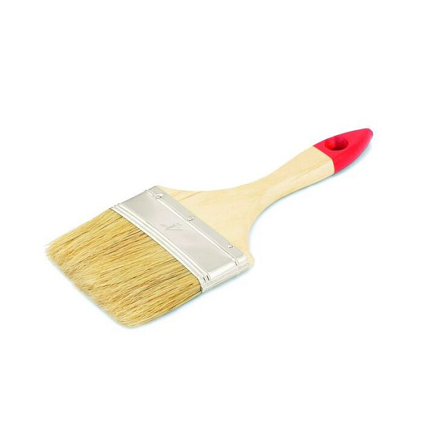 CE Кисть-Д флейц. 100мм, толщ.11, светл.щетина, дерев.ручка