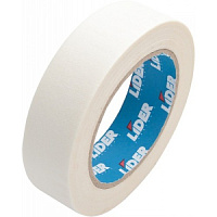 Лента малярная белая, ПРОФ  25мм*50м, LIDER